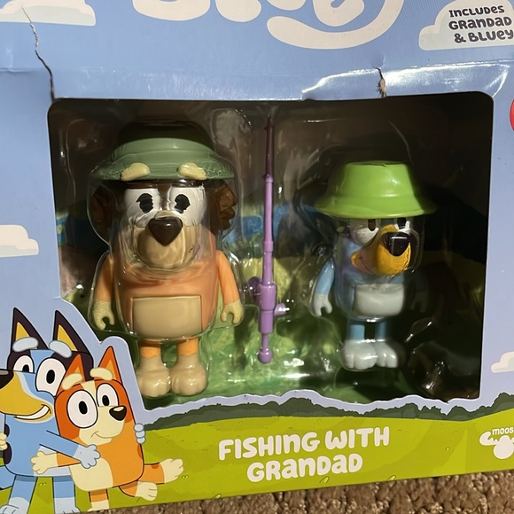 Bluey fishing with grandad - Picture 3 of 3